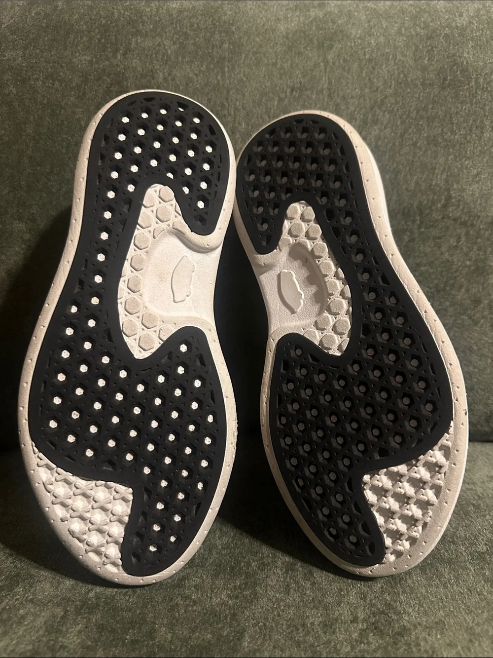 Vans Gray and White Old Skool Platform Sneakers